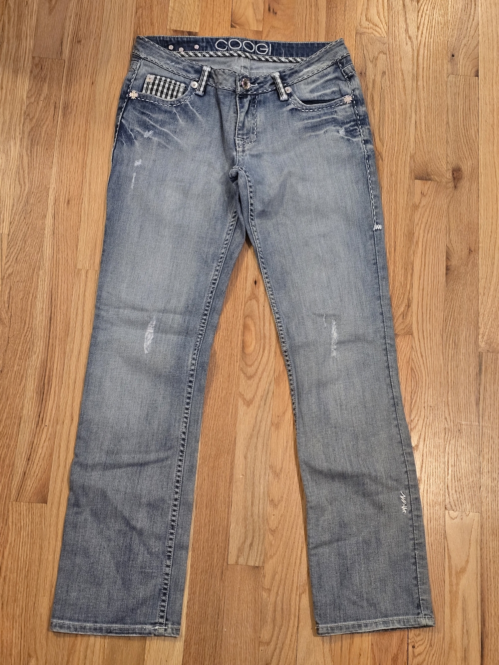 COOGI Light Wash Straight Jeans - Blue